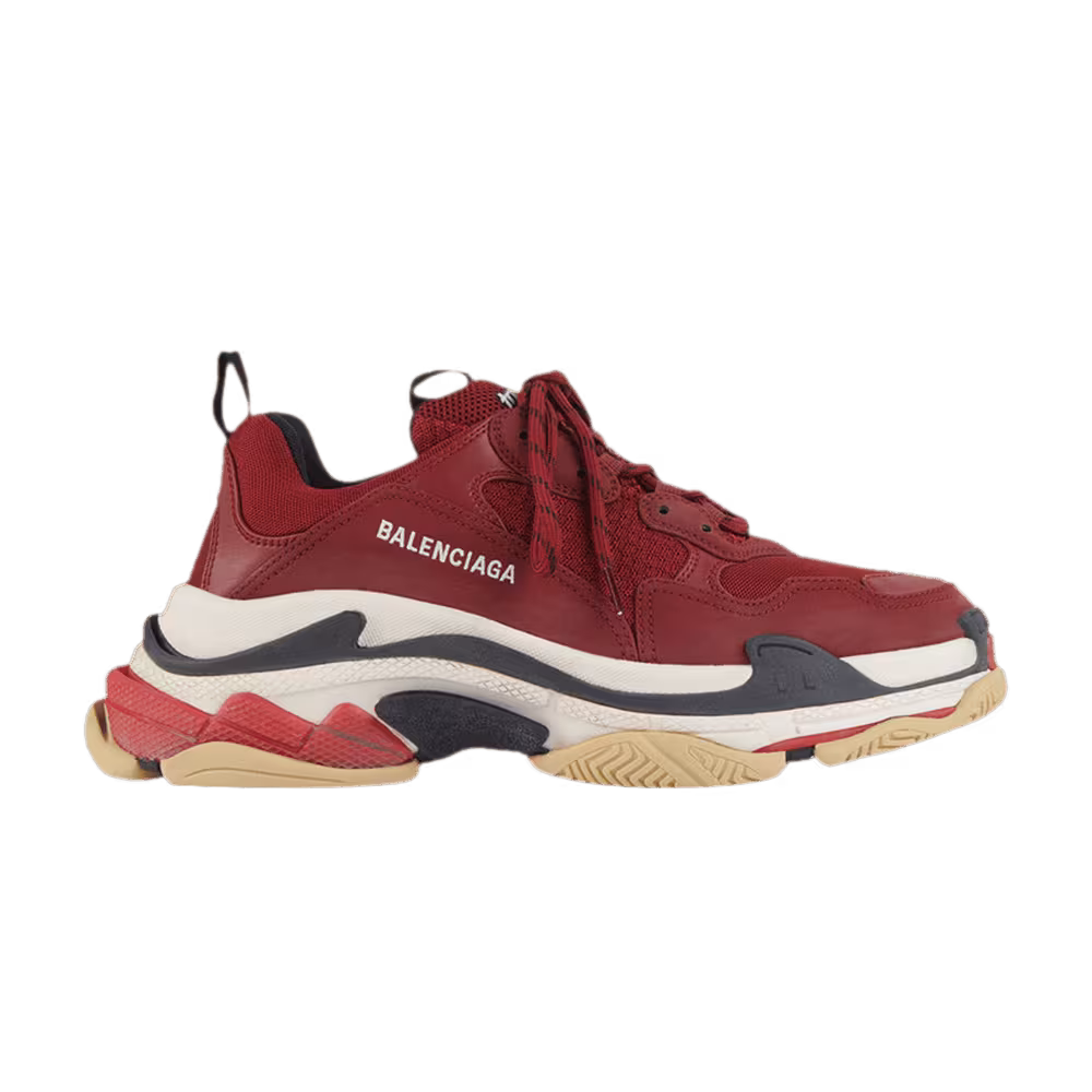 Balenciaga Triple S Sneaker Burgundy