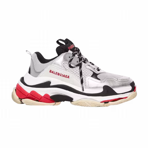 Balenciaga Triple S Sneaker 'Red Silver White' 2019