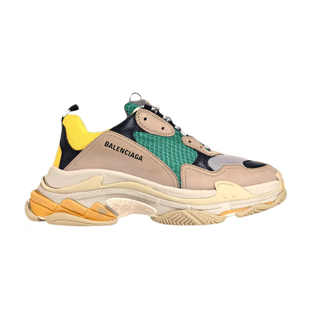 Balenciaga Triple S Sneaker Yellow Green 2018