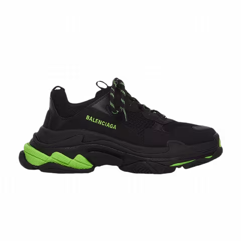 Balenciaga Triple S Sneaker 'Black Flou Green'