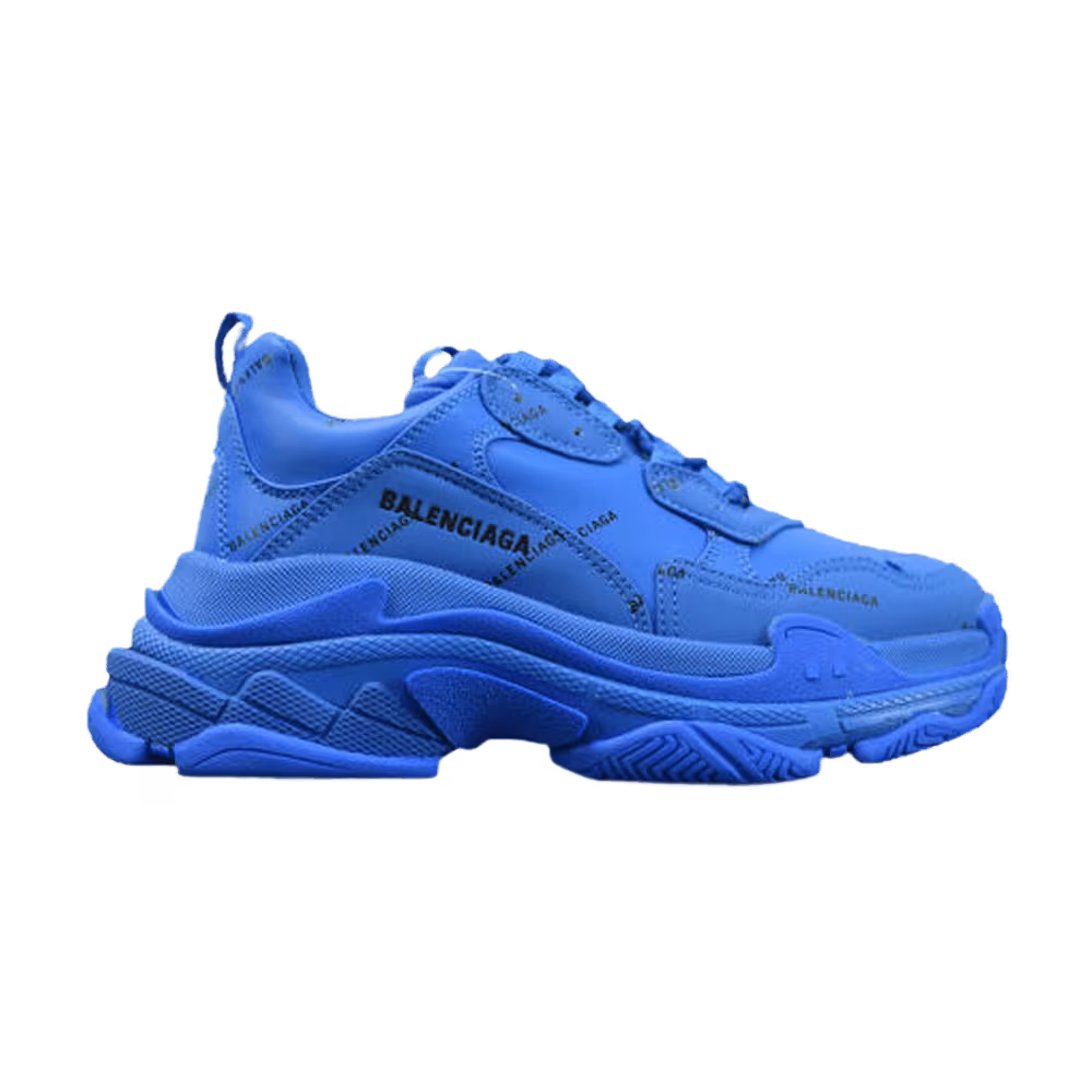 Balenciaga Triple S Sneaker Letter Blue