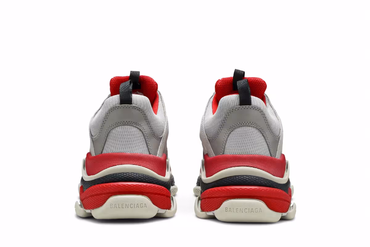 Balenciaga Triple S Sneaker Grey Red, view 7