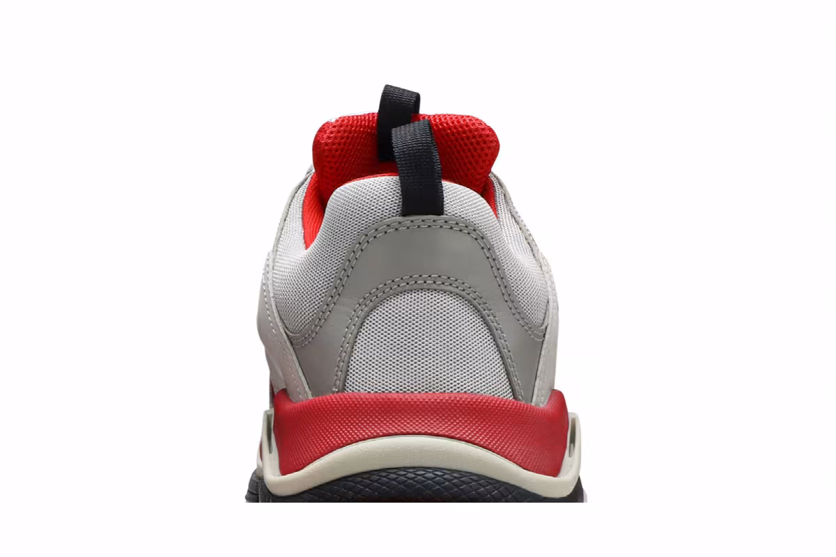 Balenciaga Triple S Sneaker Grey Red, view 8