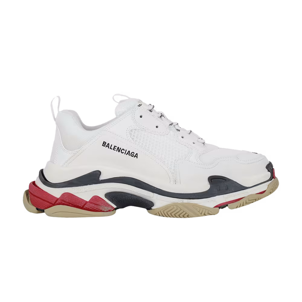 Balenciaga Triple S Sneaker White Red
