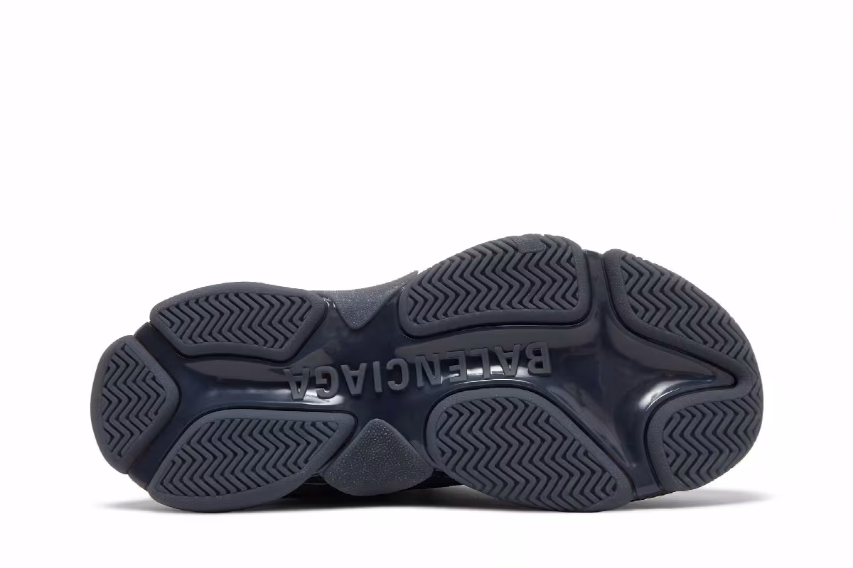 Balenciaga Triple S Sneaker Clear Sole - Ombre Blue, view 5