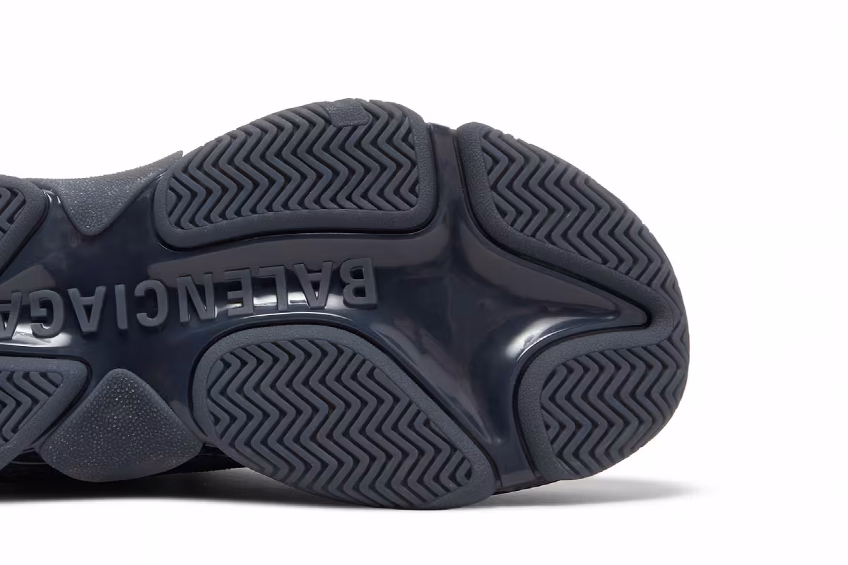 Balenciaga Triple S Sneaker Clear Sole - Ombre Blue, view 6