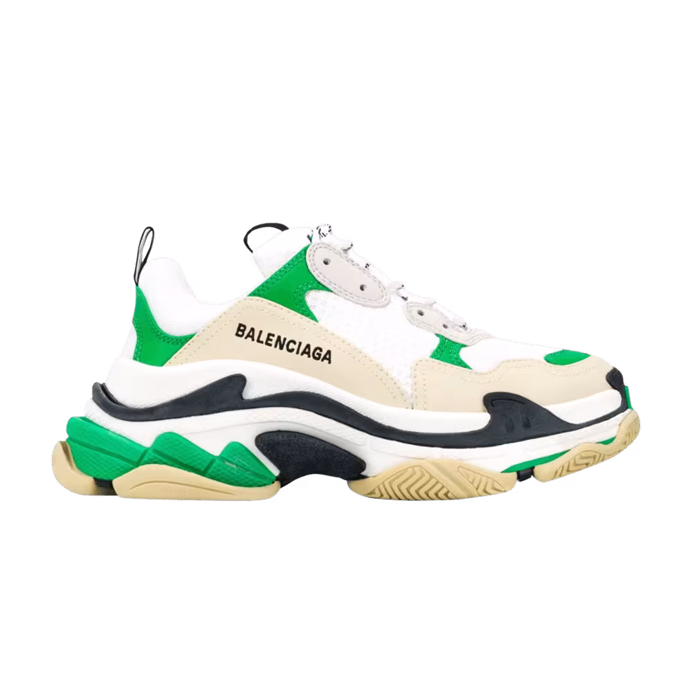 Balenciaga Women's Triple S Sneaker Dark Green