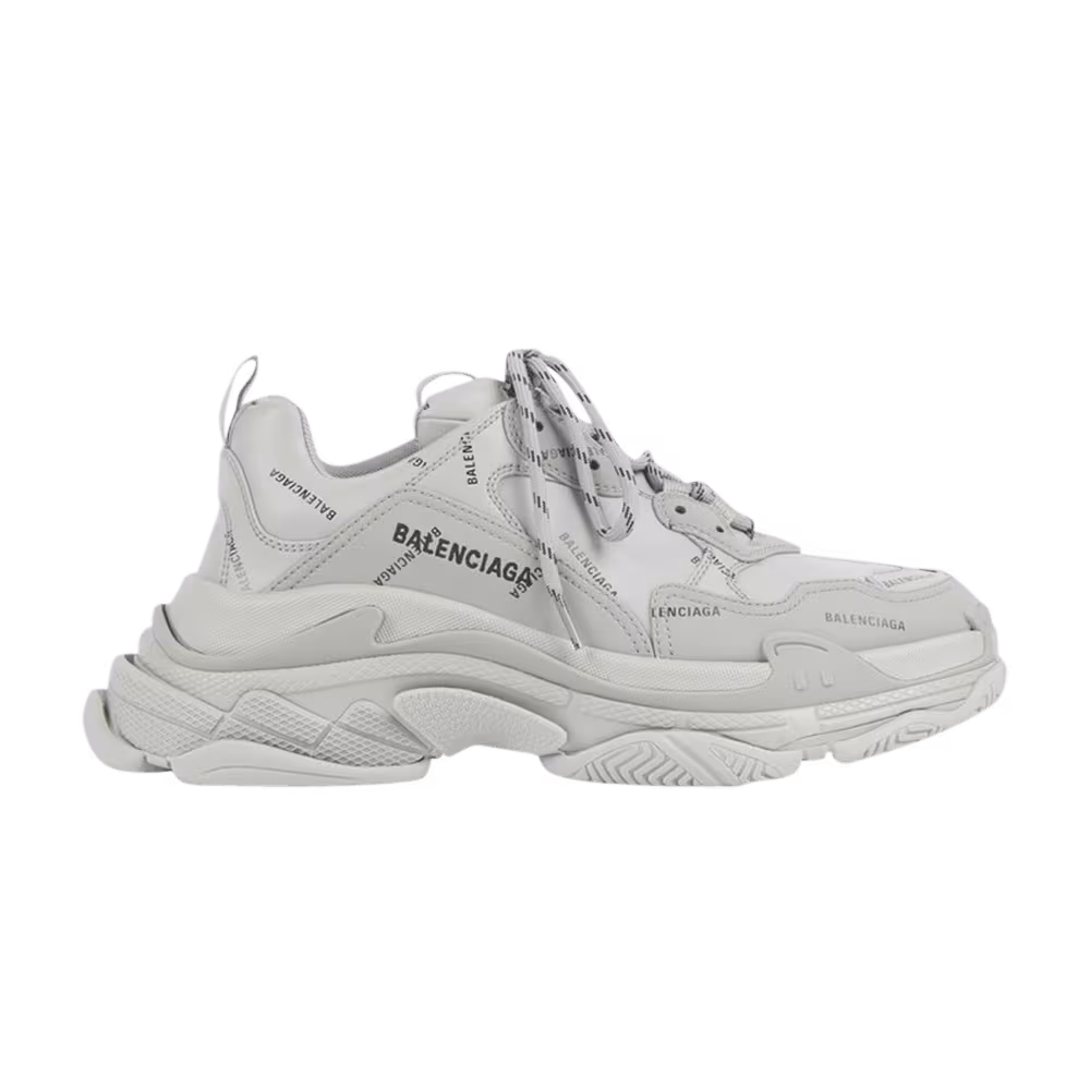 Balenciaga Triple S Sneaker Allover Logo - Grey 2020