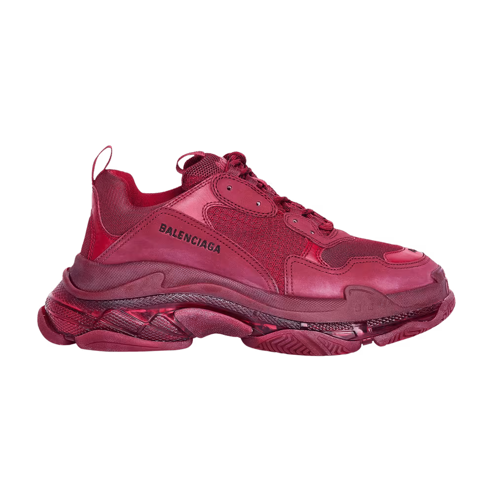 Balenciaga Women's Triple S Burgundy