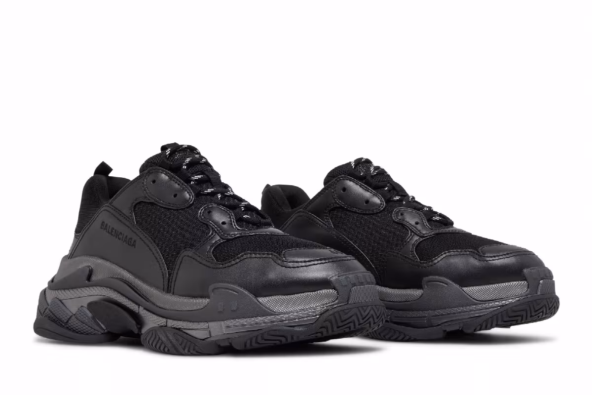 Balenciaga Triple S Sneaker Black, view 9