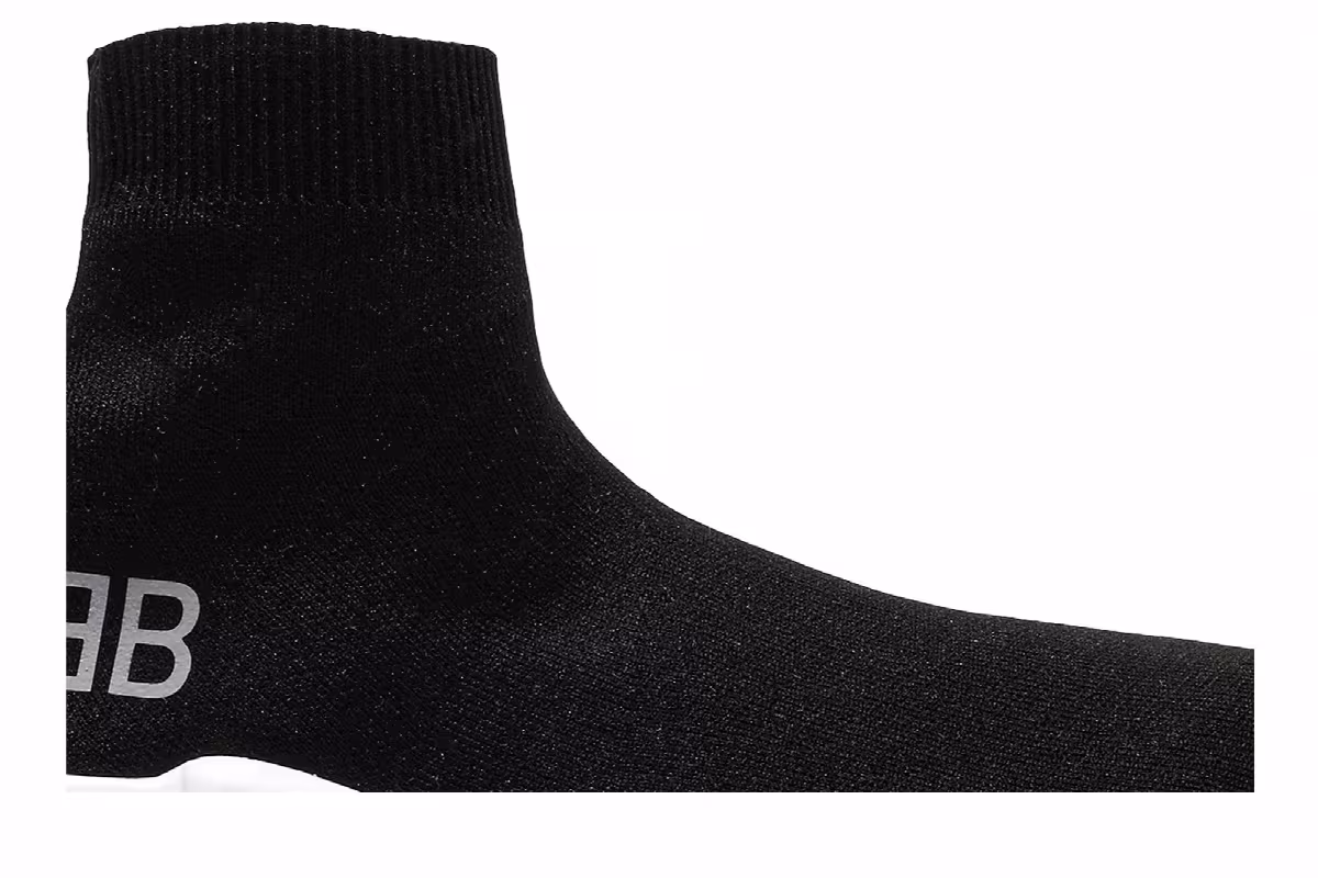 Balenciaga Women's Speed Trainer Black Grey, view 3