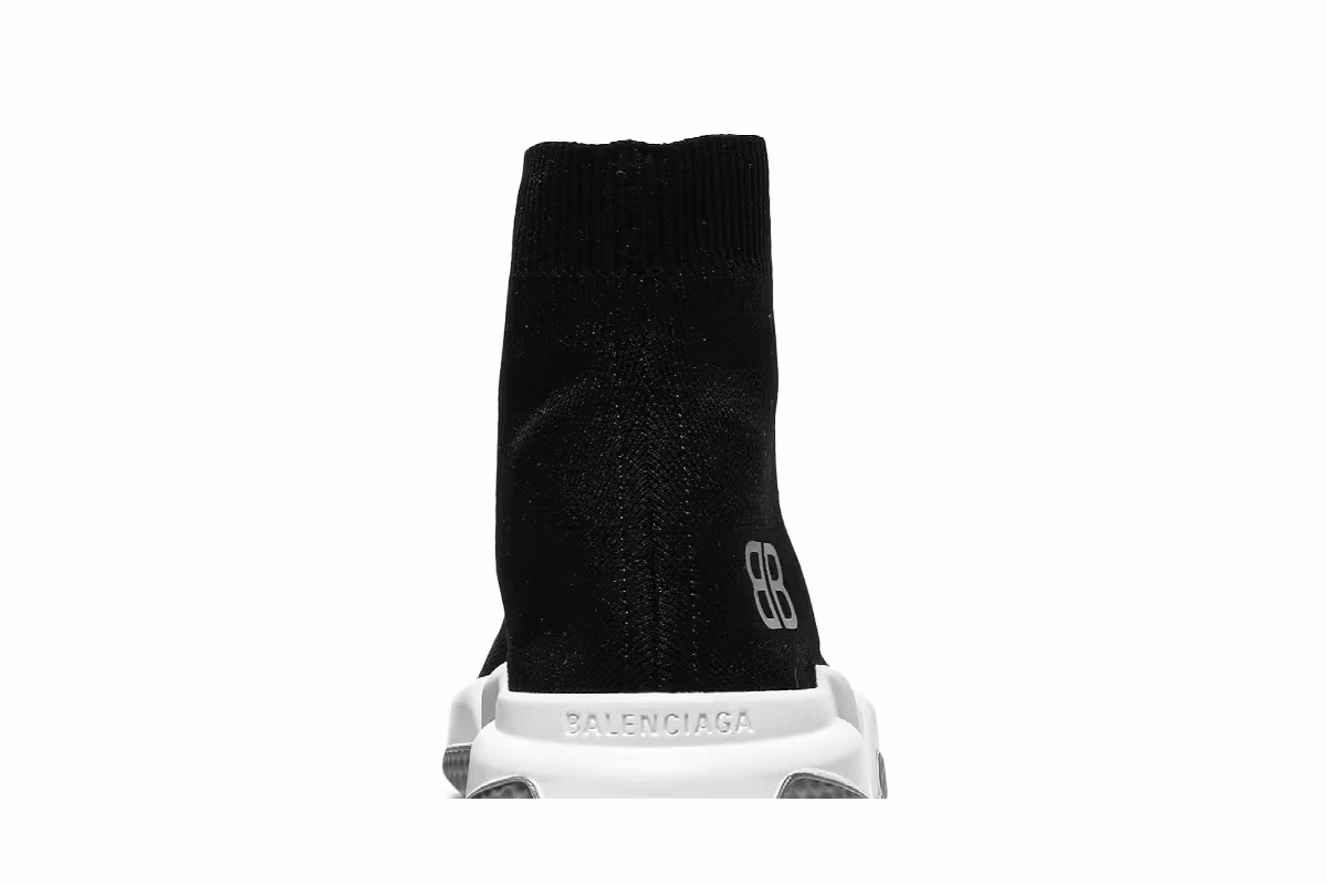 Balenciaga Women's Speed Trainer Black Grey, view 8