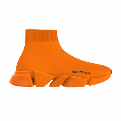 Balenciaga Speed 2 Trainer Knit 'Neon Orange'