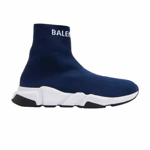 Balenciaga Speed Trainer High 'Navy' 2019
