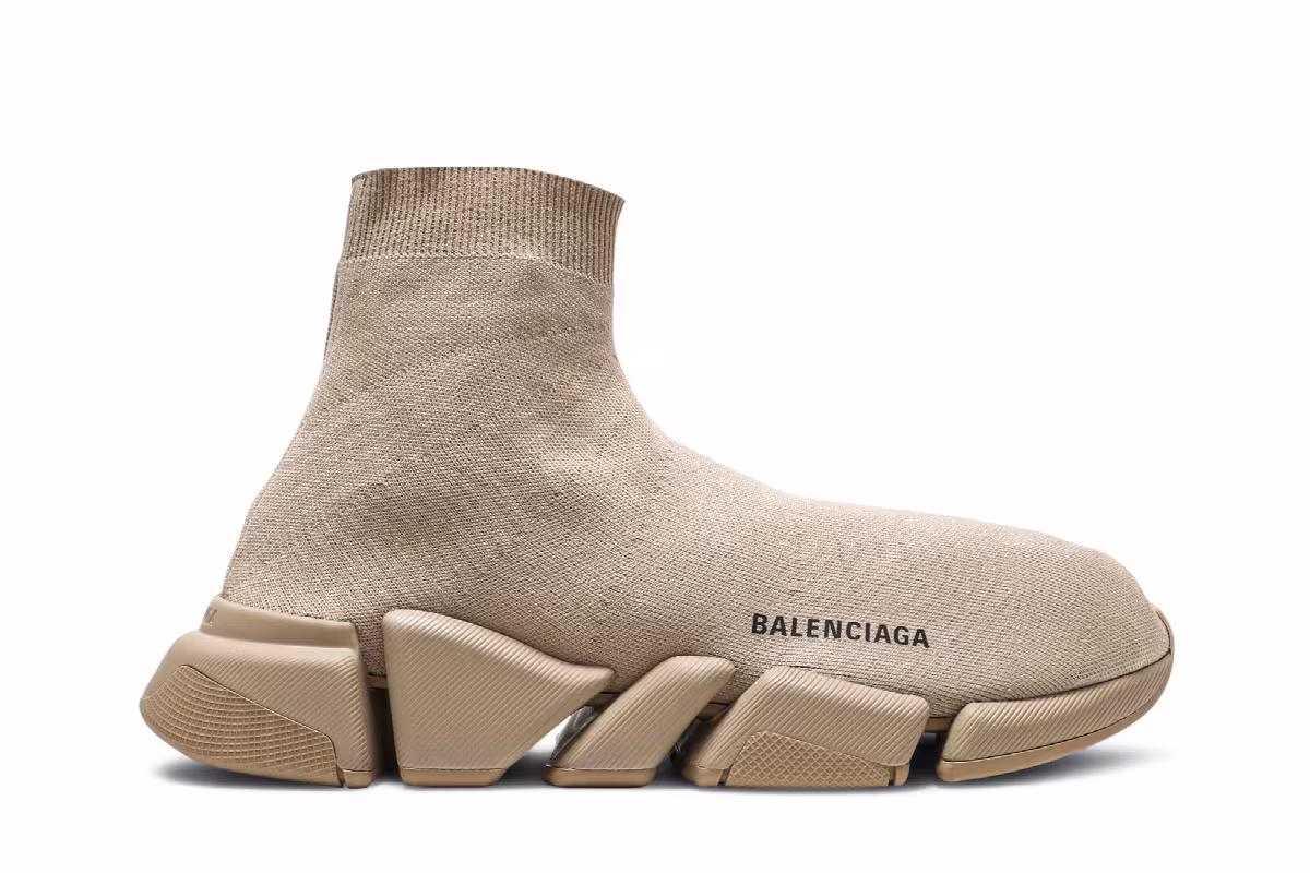 Balenciaga Speed 2.0 Sneaker Beige, view 2