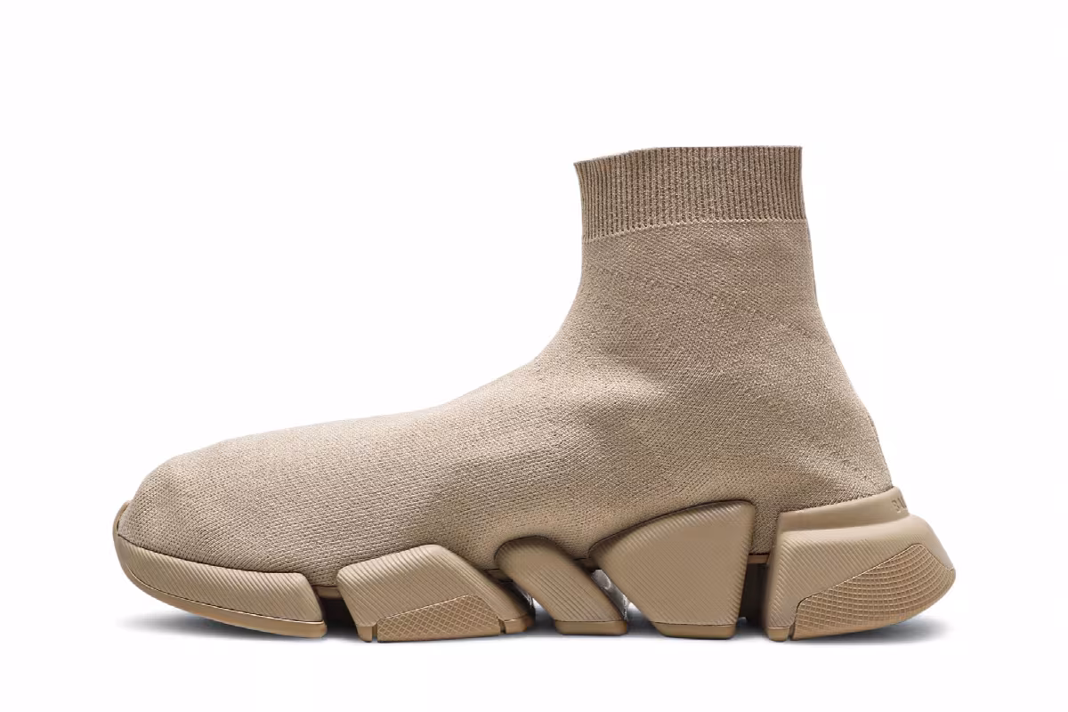 Balenciaga Speed 2.0 Sneaker Beige, view 4