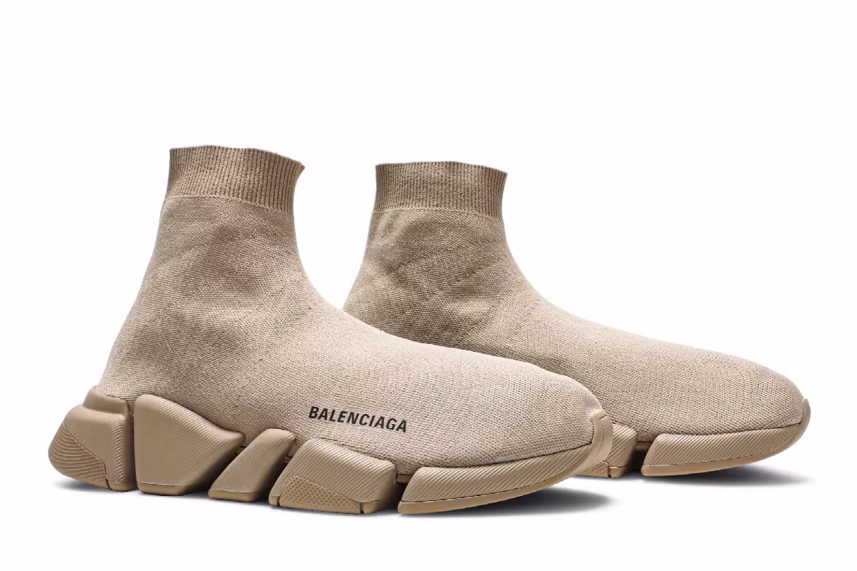 Balenciaga Speed 2.0 Sneaker Beige, view 9