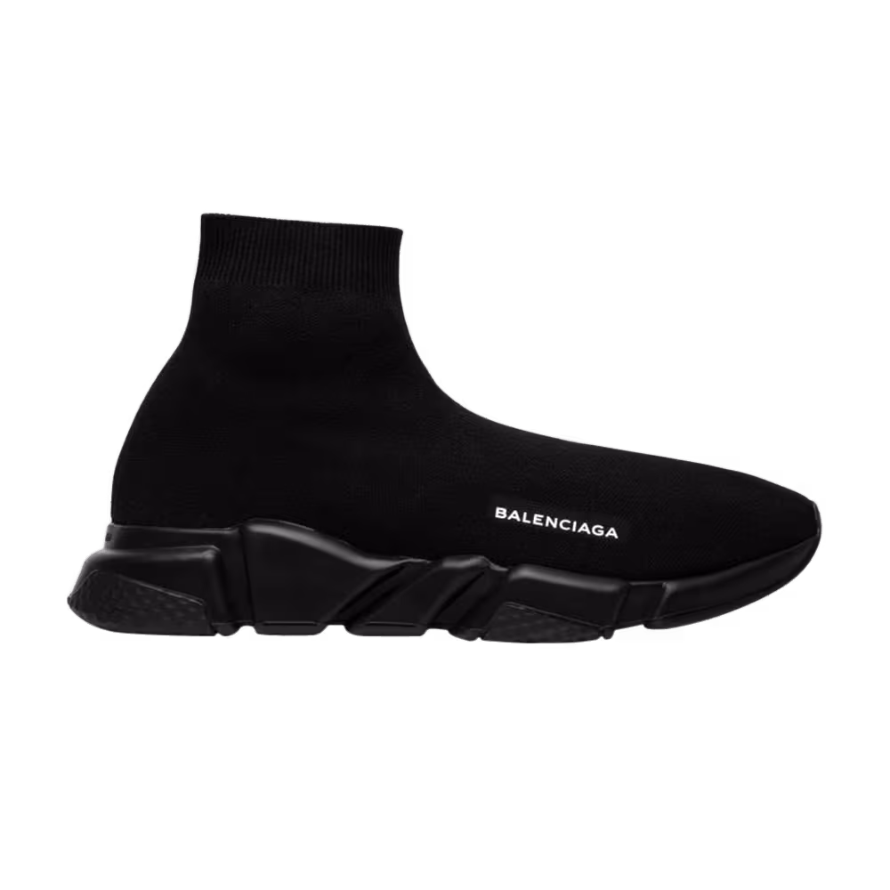Balenciaga Women's Speed Trainer Mid Triple Black 2018