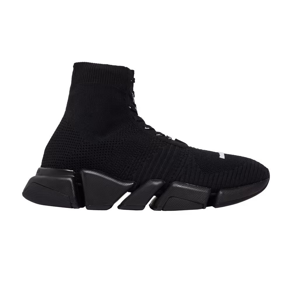 Balenciaga Speed 2 Lace Up Trainer Black