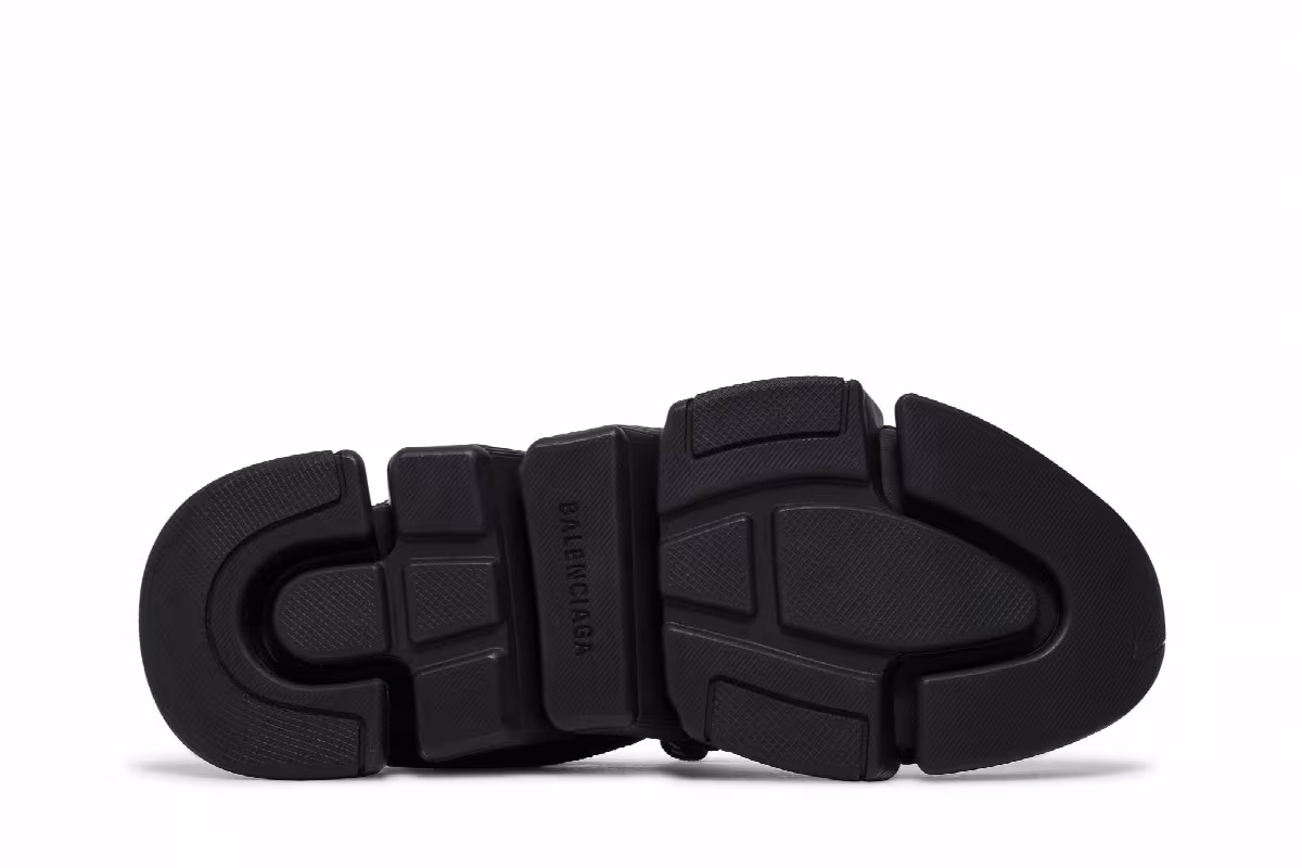 Balenciaga Speed 2 Lace Up Trainer Black, view 5