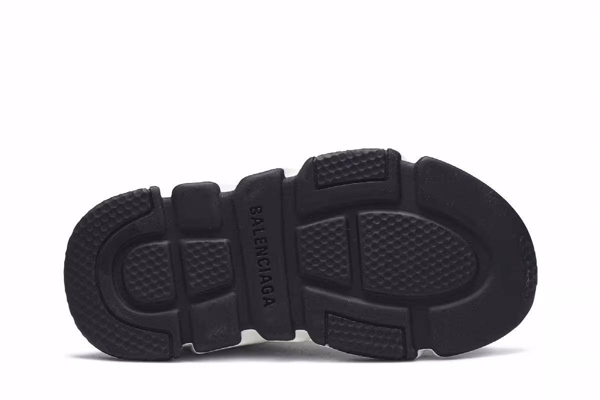 Balenciaga Speed Trainer Mid Kids White Black, view 5