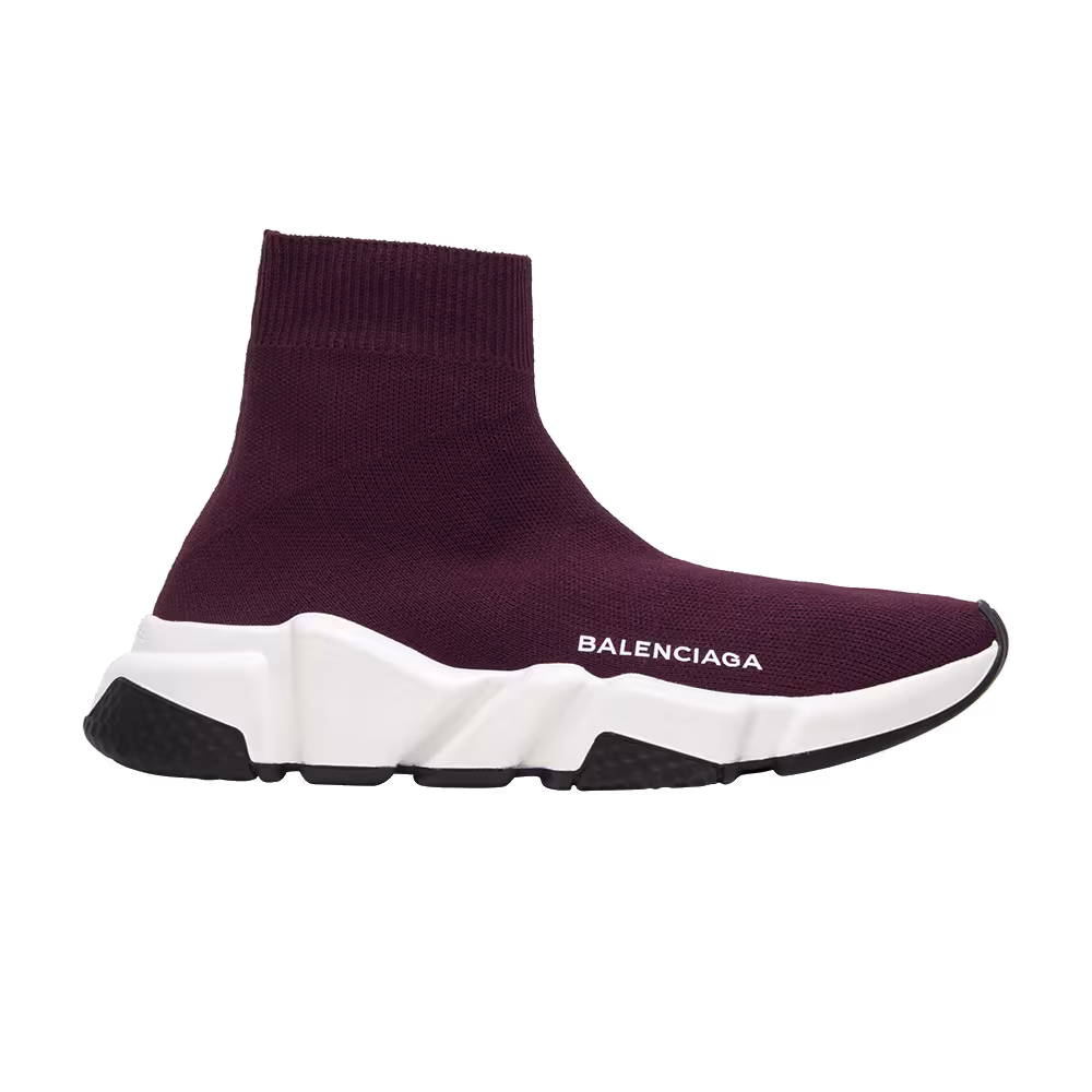 Balenciaga Women's Speed Trainer Mid Red