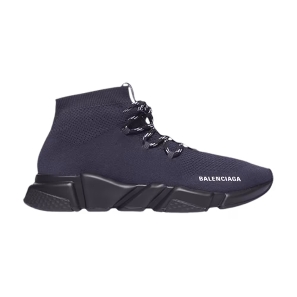 Balenciaga Speed Trainer Lace Up Steel Grey