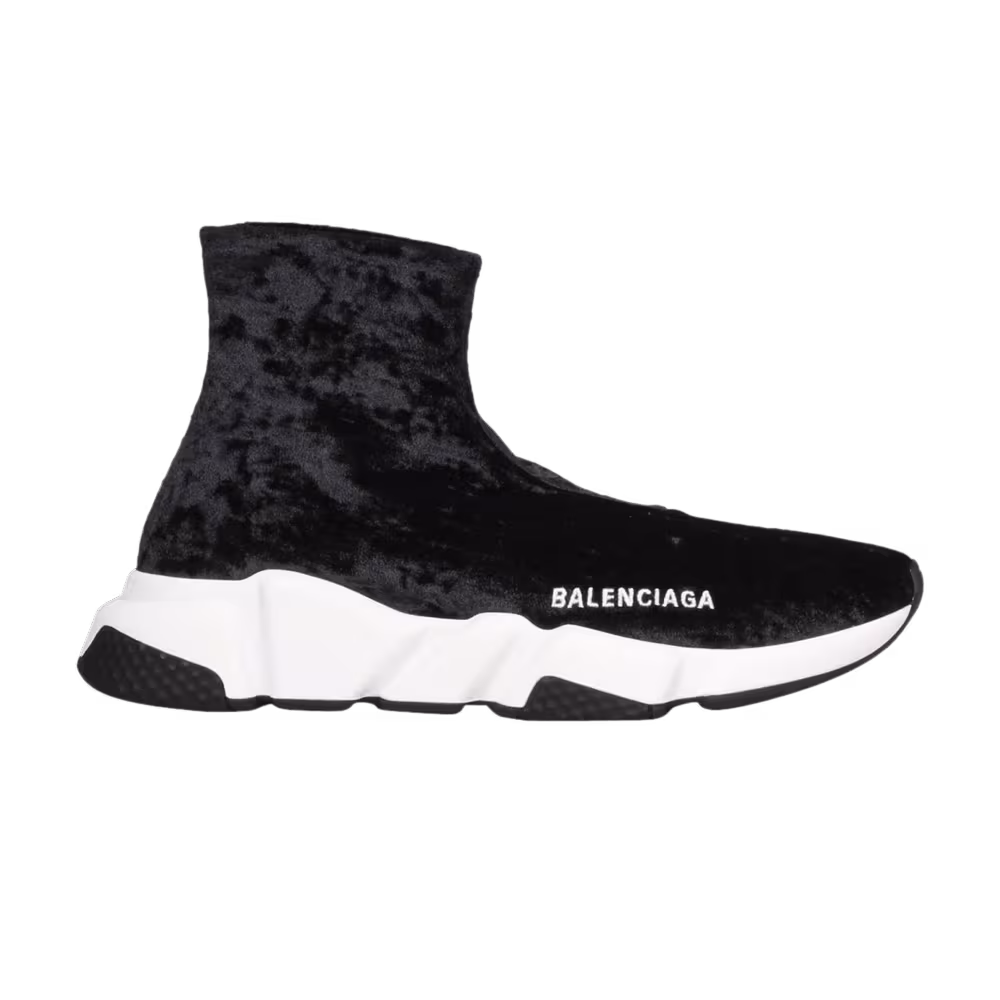 Balenciaga Women's Speed Trainer Crushed Velvet