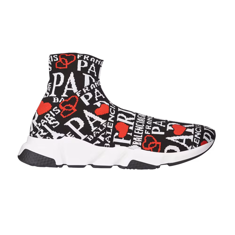 Balenciaga Speed Trainer Paris Logo