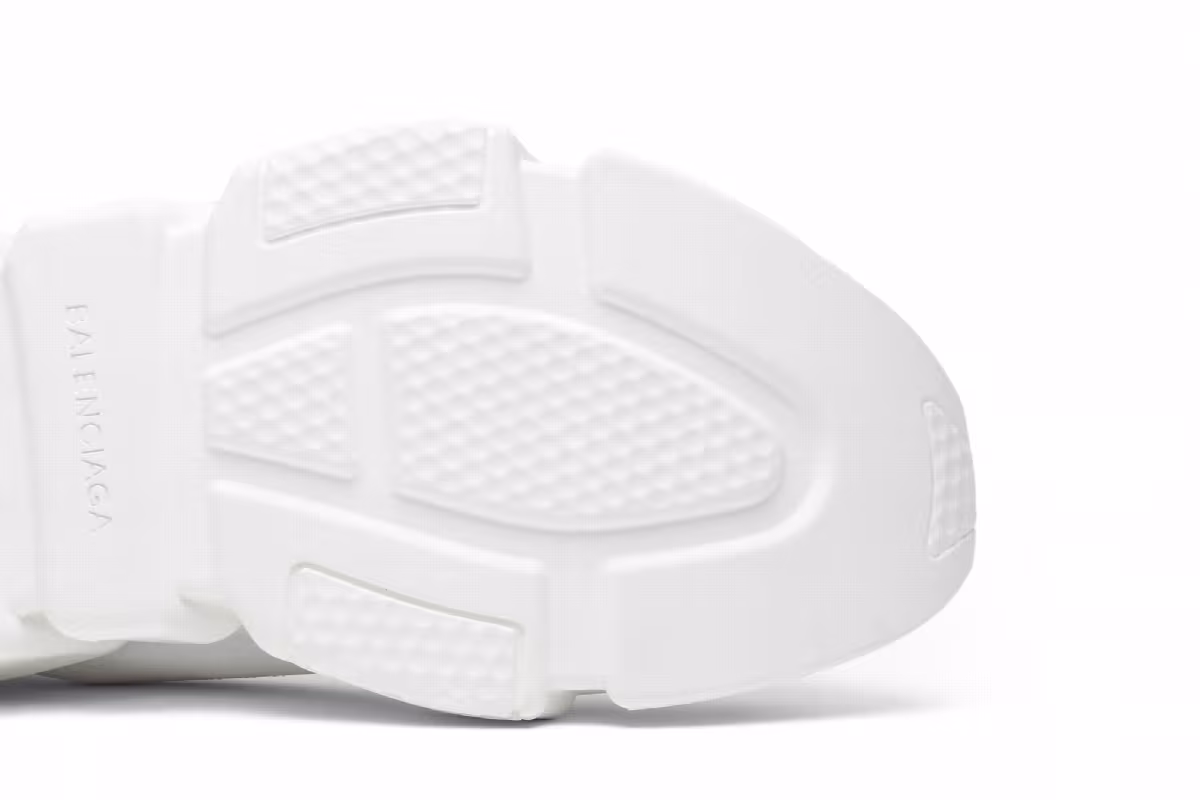 Balenciaga Women's Speed Trainer Mid Triple White, view 6