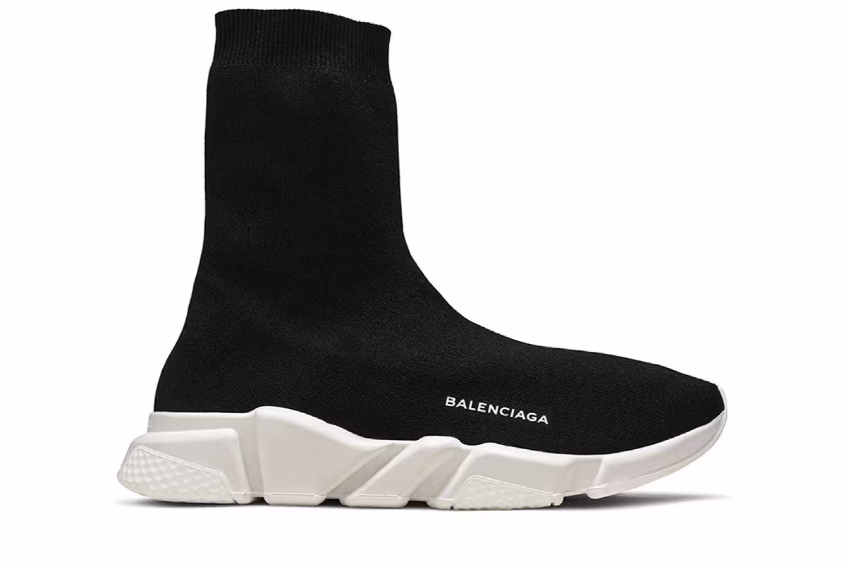 Balenciaga Speed Trainer High Black, view 2