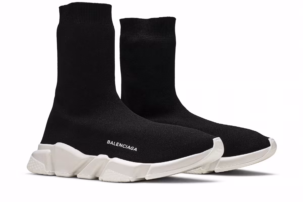 Balenciaga Speed Trainer High Black, view 9