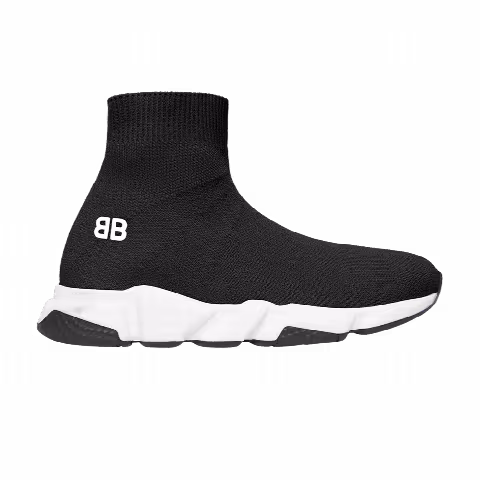 Balenciaga Speed Trainer Mid Kids 'Black'