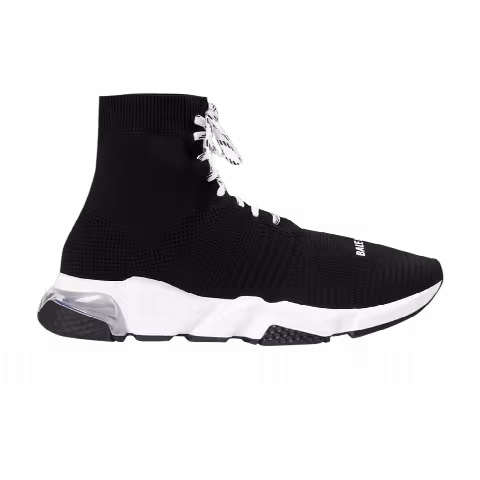 Balenciaga Speed Lace Up Trainer High 'Black Clear'