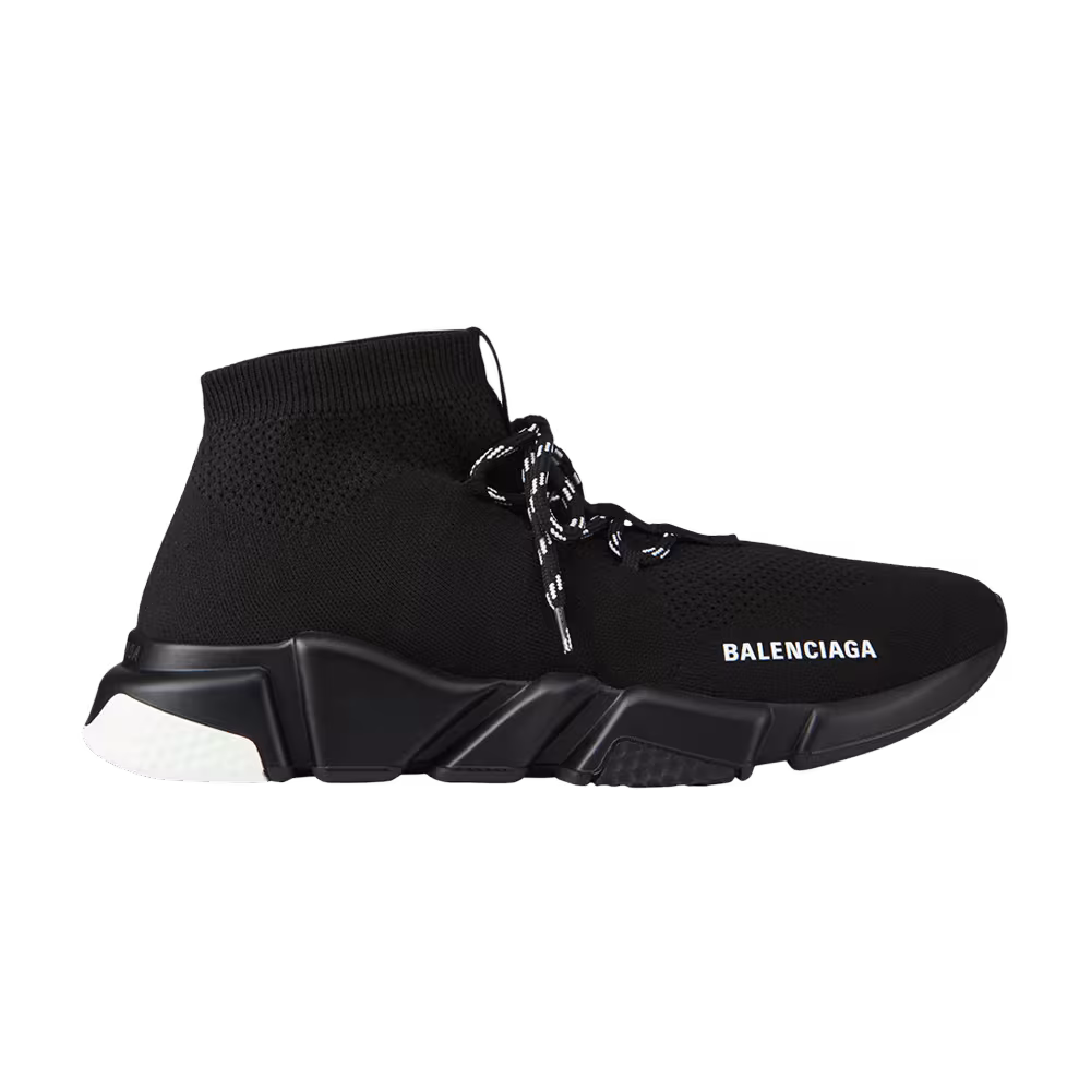 Balenciaga Speed Trainer Lace-Up White Black