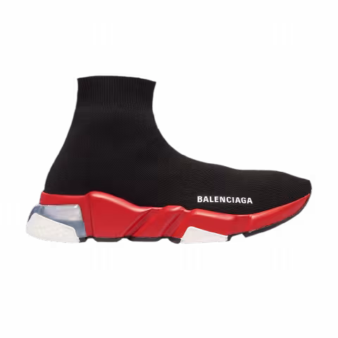 Balenciaga Speed Clear Sole Trainer 'Black Red'