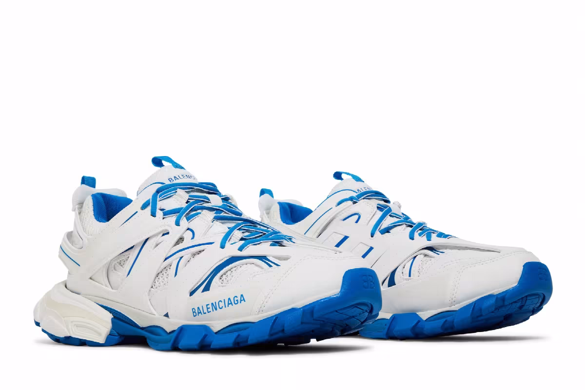 Balenciaga Track Sneaker White Blue, view 9