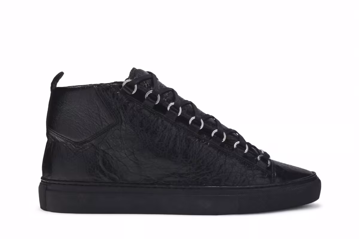 Balenciaga Arena High Shiny Black, view 2