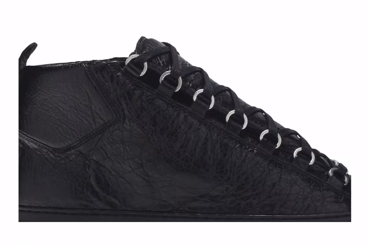 Balenciaga Arena High Shiny Black, view 3