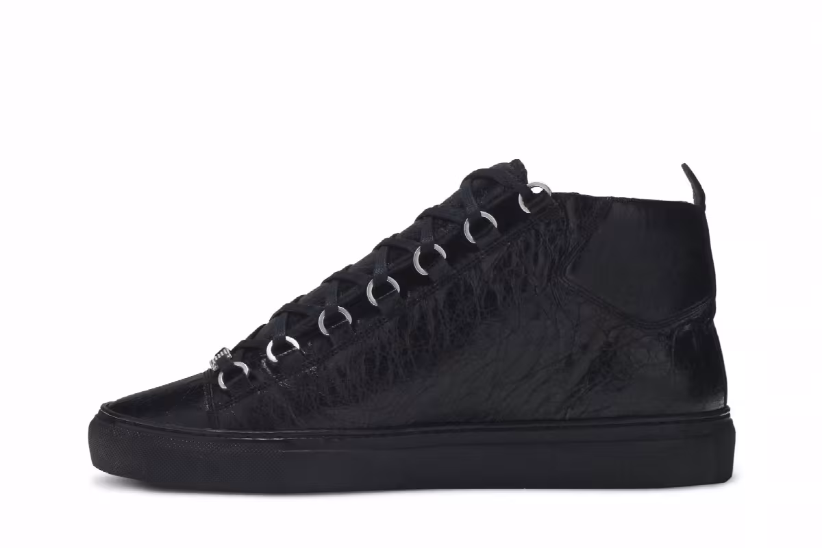 Balenciaga Arena High Shiny Black, view 4