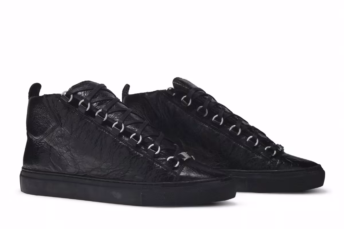 Balenciaga Arena High Shiny Black, view 9