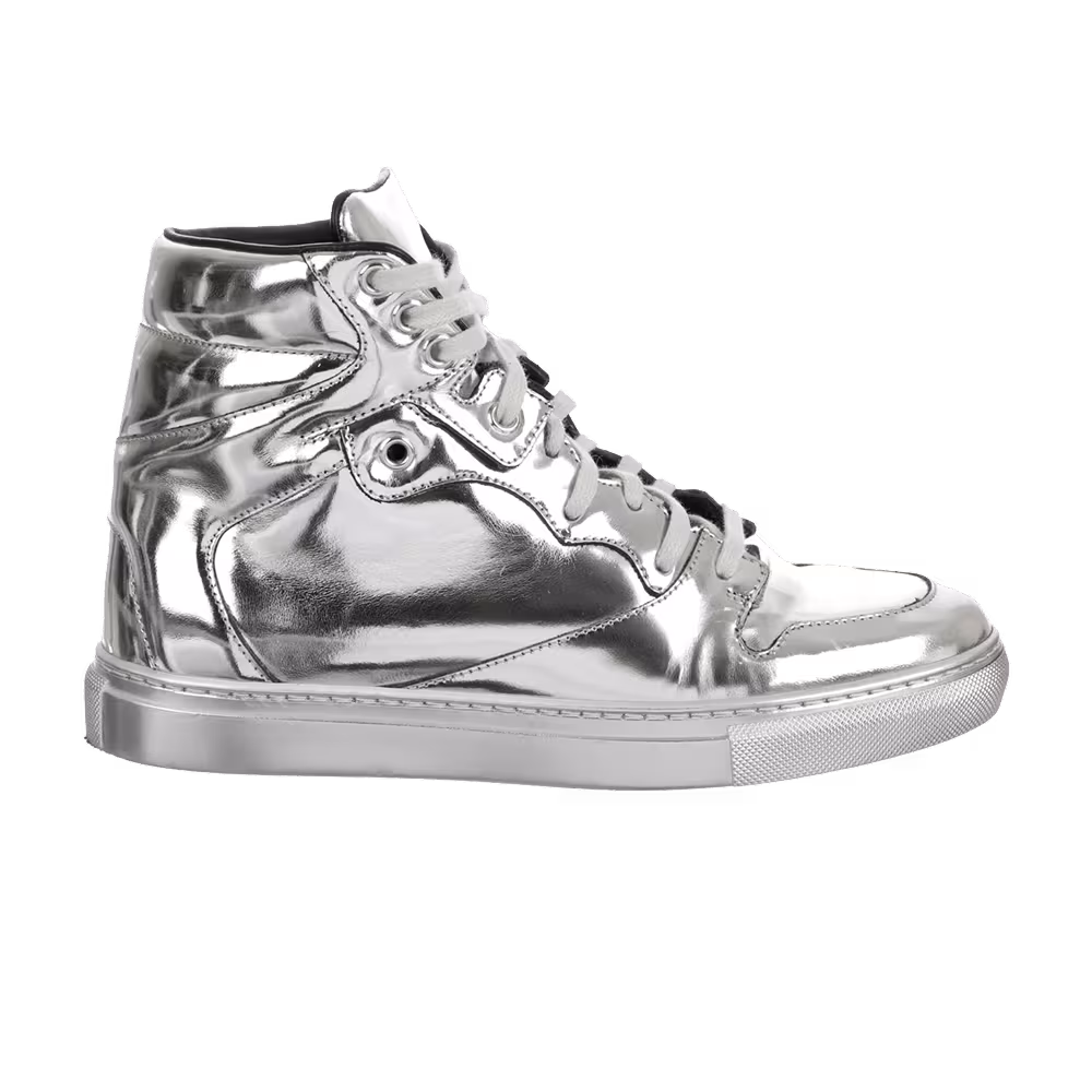 Balenciaga Arena Opaque High Silver