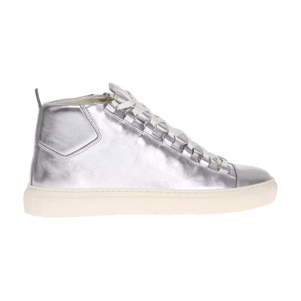 Balenciaga Arena High Metallic Silver