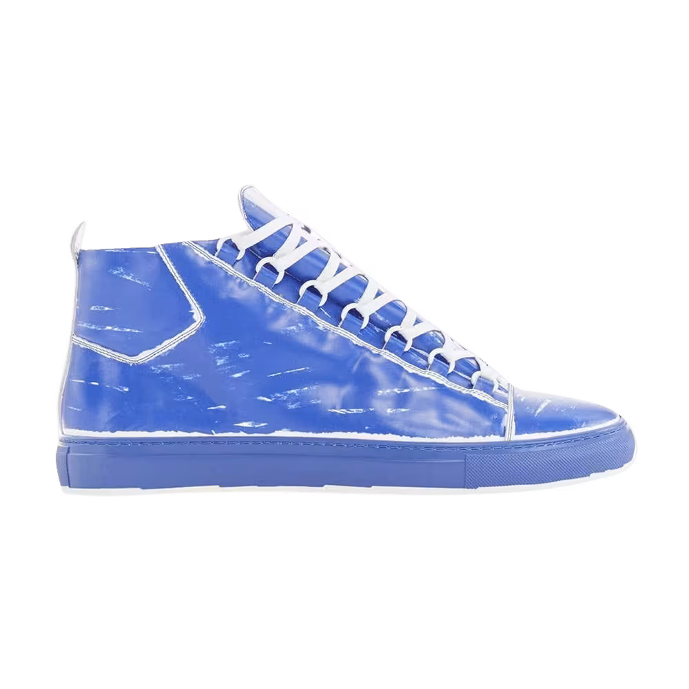 Balenciaga Arena High Marker Print - Blue