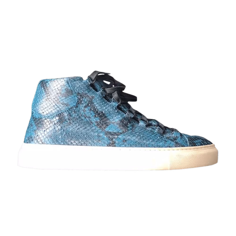 Balenciaga Arena High Blue Snakeskin