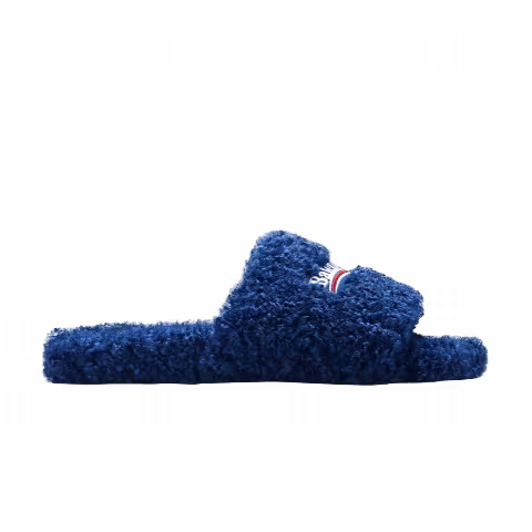 Balenciaga Furry Slides 'Blue'