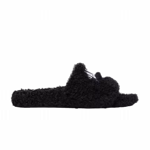 Balenciaga Furry Slides 'Cities Paris - Black'