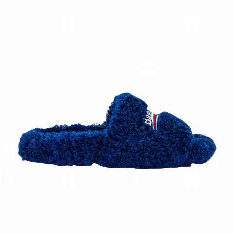 Balenciaga Wmns Furry Slides 'Blue'