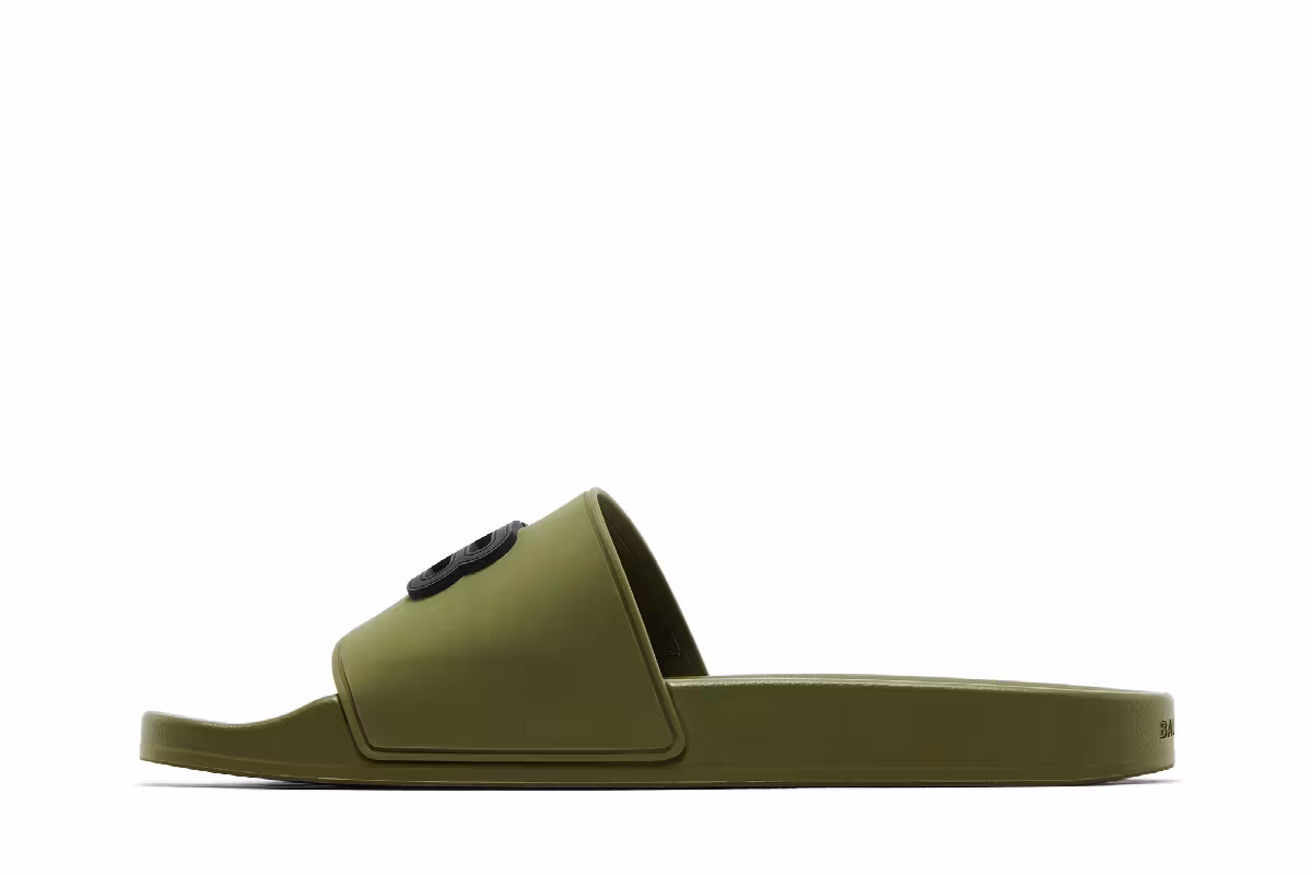 Balenciaga Pool Slides Khaki, view 4