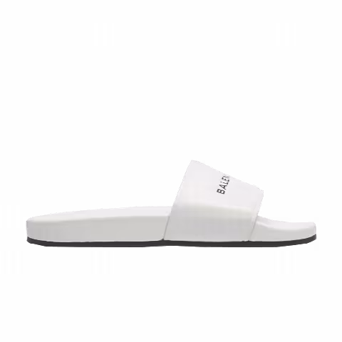 Balenciaga Piscine Flat Slides 'White'